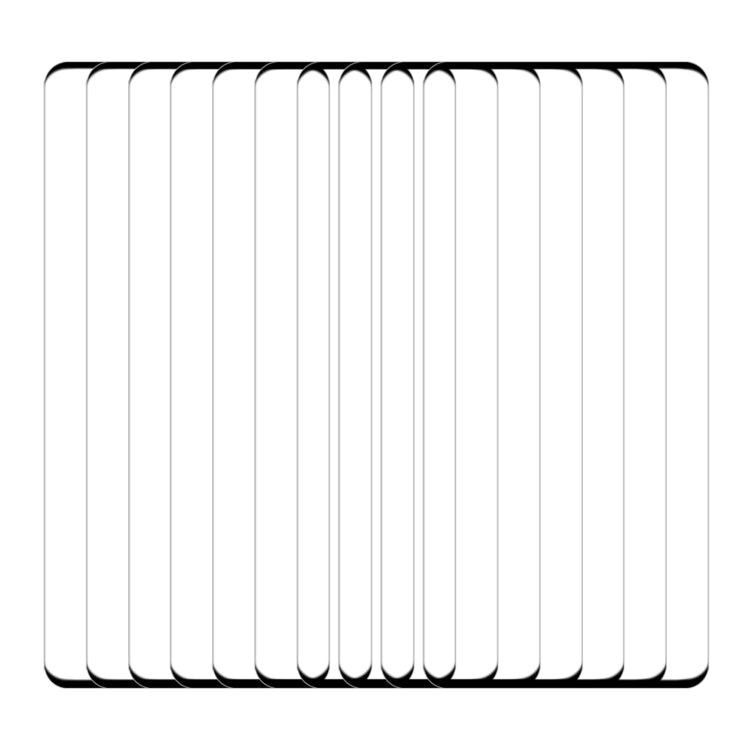 For OnePlus 13 25pcs 9H HD 3D Curved Edge Tempered Glass Film(Black) by buy2fix