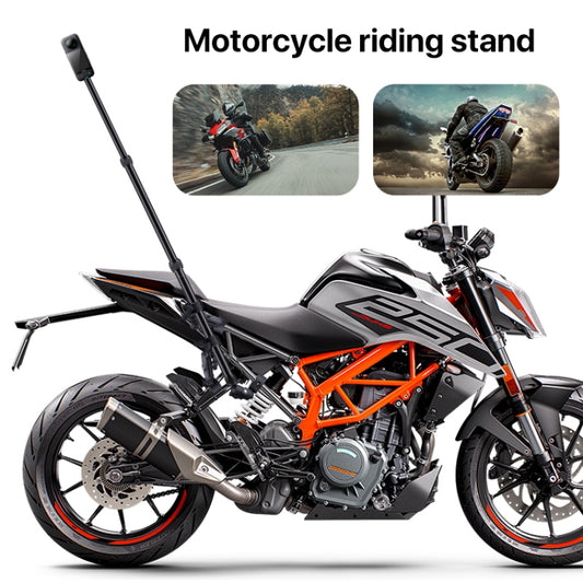 2 x Dual-heads Crab 1 x Single Heads Motorcycle Clamps Handlebar Fixed Mount 3-stage Telescopic Selfie Stick by buy2fix