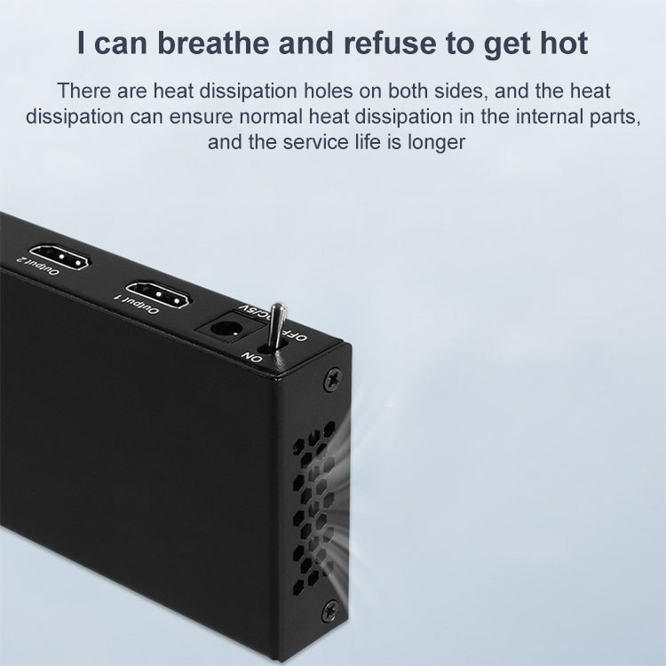 Measy SPH104 1 to 4 4K HDMI 1080P Simultaneous Display Splitter(AU Plug) by Measy