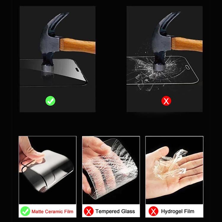 For iPhone Air 25pcs Full Coverage Frosted Privacy Ceramic Film - iPhone Air Tempered Glass by buy2fix | Online Shopping UK | buy2fix