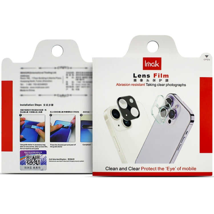 For Motorola Edge 40 5G imak High Definition Integrated Glass Lens Film Black Version by imak