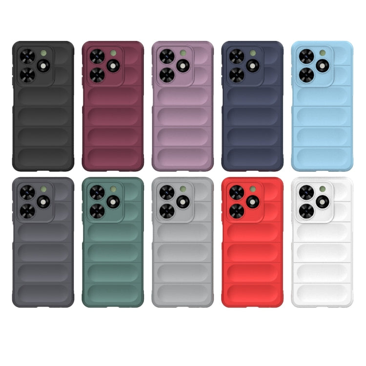 For Tecno Spark Go 2024 / 20C / Pop 8 Magic Shield TPU + Flannel Phone Case(Black) by buy2fix