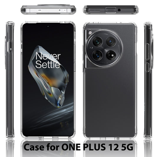 For OnePlus 12 Scratchproof Acrylic TPU Phone Case(Transparent) by buy2fix
