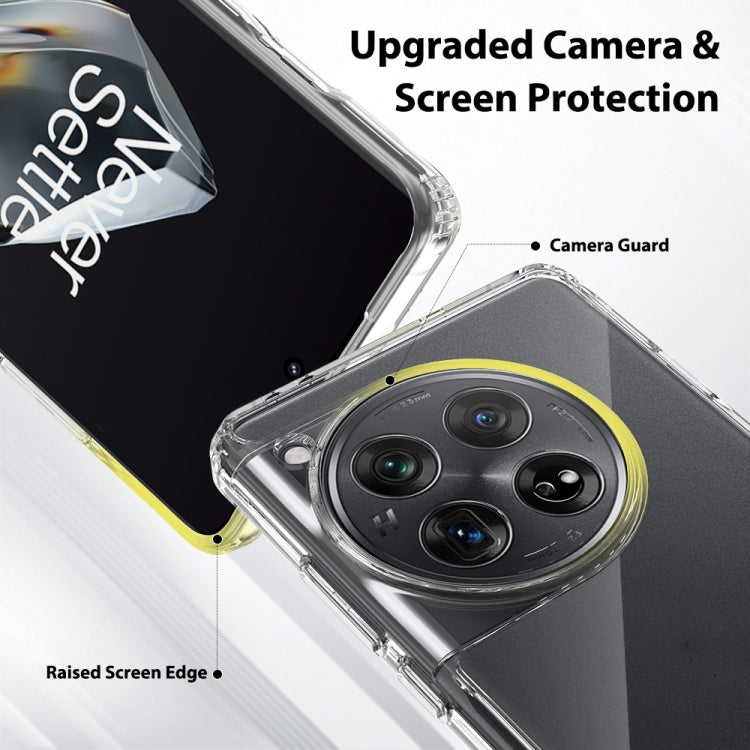 For OnePlus 12 Scratchproof Acrylic TPU Phone Case(Transparent) by buy2fix