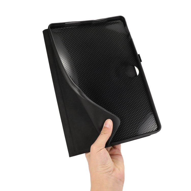 For Honor Pad 9 Fabric Texture Horizontal Flip Leather Tablet Case(Black) by buy2fix