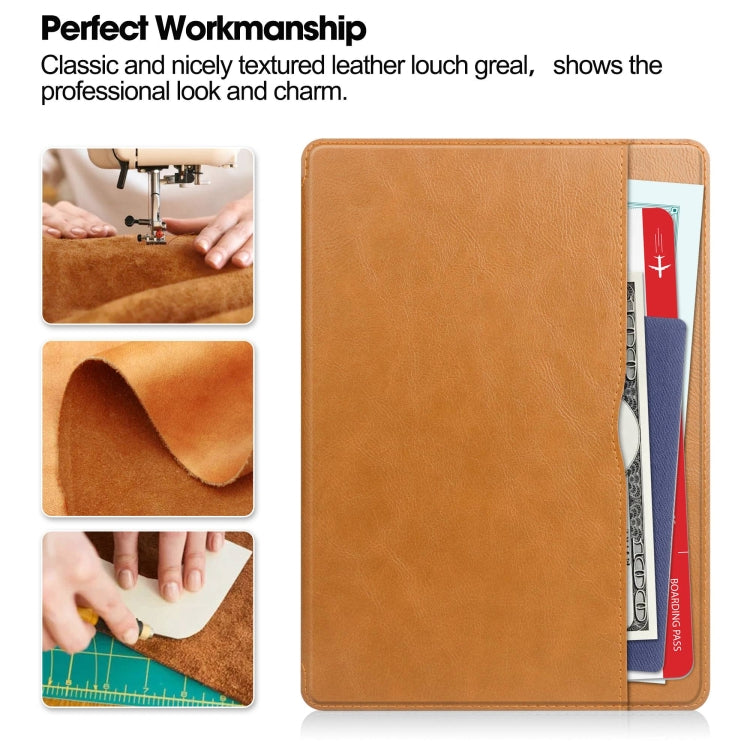 For Lenovo Tab M11/ Xiaoxin Pad 11 2024 Ultimate Pure Color Leather Smart Tablet Case(Brown) by buy2fix