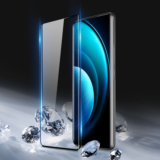 For vivo X100 / X100 Pro 10pcs DUX DUCIS 0.33mm 9H Medium Alumina Tempered Glass Film by DUX DUCIS