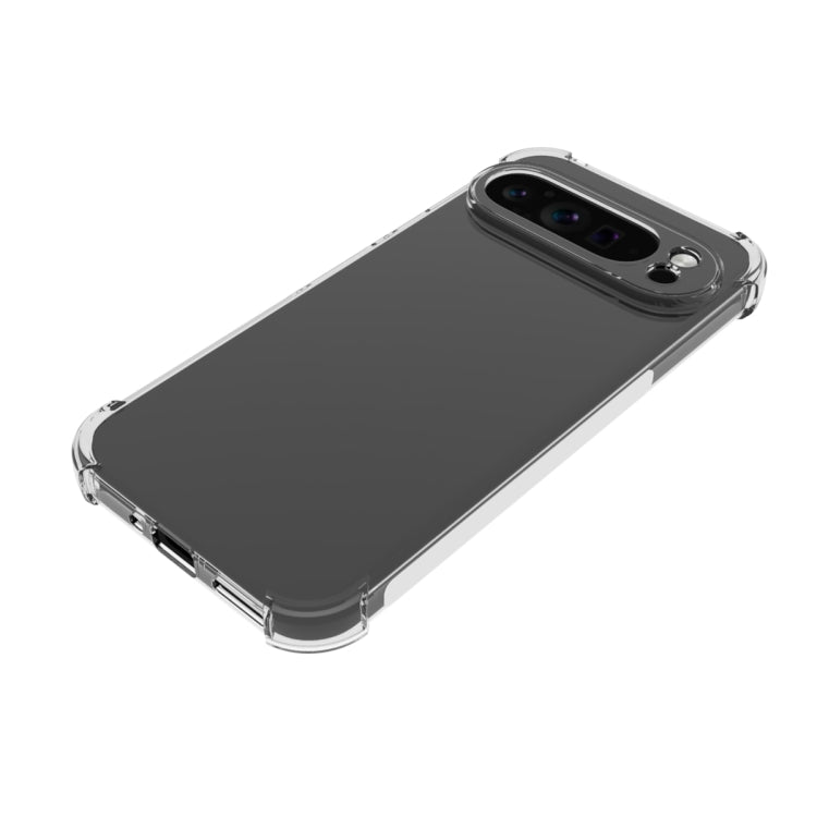 For Google Pixel 9 Pro XL Shockproof Non-slip Thickening TPU Phone Case(Transparent) by buy2fix