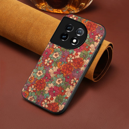 For OnePlus 11 Four Seasons Flower Language Series TPU Phone Case(Summer Red) by buy2fix