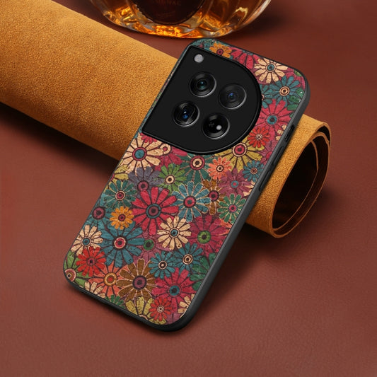 For OnePlus 12 Four Seasons Flower Language Series TPU Phone Case(Spring Green) by buy2fix