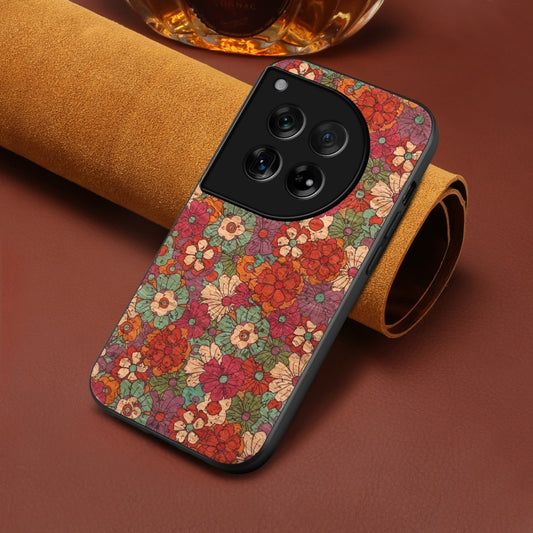 For OnePlus 12 Four Seasons Flower Language Series TPU Phone Case(Summer Red) by buy2fix