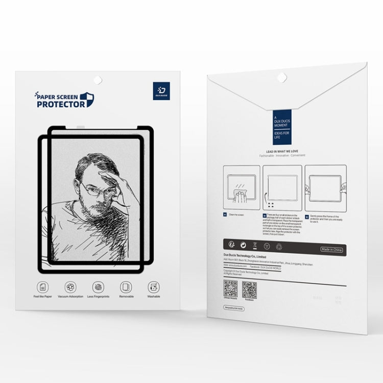 For Samsung Galaxy Tab S9+/S8+/S7+ DUX DUCIS Naad Series Removable Paper-like Screen Protector by DUX DUCIS