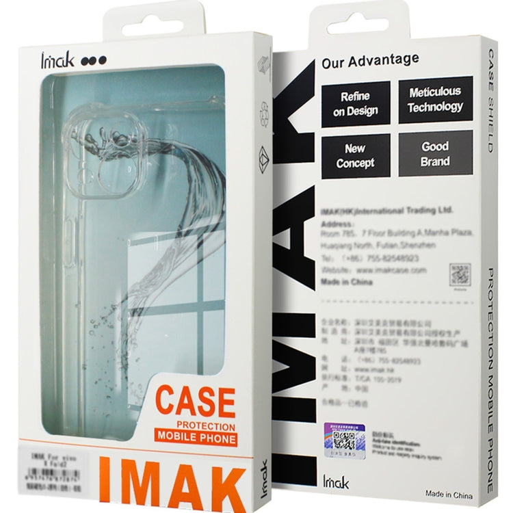 For Realme 12 Pro+ / 12 Pro imak Shockproof Airbag TPU Phone Case(Transparent Black) by imak