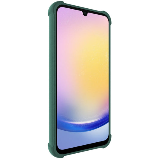 For Samsung Galaxy A25 5G imak Shockproof Airbag TPU Phone Case(Matte Green) by imak