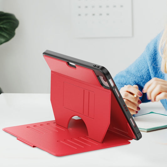 For iPad Pro 11 2022 / Air 10.9 2022 Notebook Magnetic Leather Tablet Case(Red) - More iPad Cases by buy2fix | Online Shopping UK | buy2fix