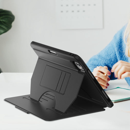 For iPad Pro 11 2025 / 2024 Notebook Magnetic Leather Tablet Case(Black) by buy2fix