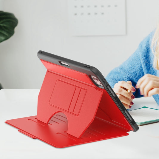 For iPad Pro 11 2025 / 2024 Notebook Magnetic Leather Tablet Case(Red) by buy2fix