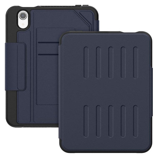 For iPad mini 2024 / mini 6 Notebook Magnetic Leather Tablet Case(Navy Blue) - iPad mini 2024 Cases by buy2fix | Online Shopping UK | buy2fix