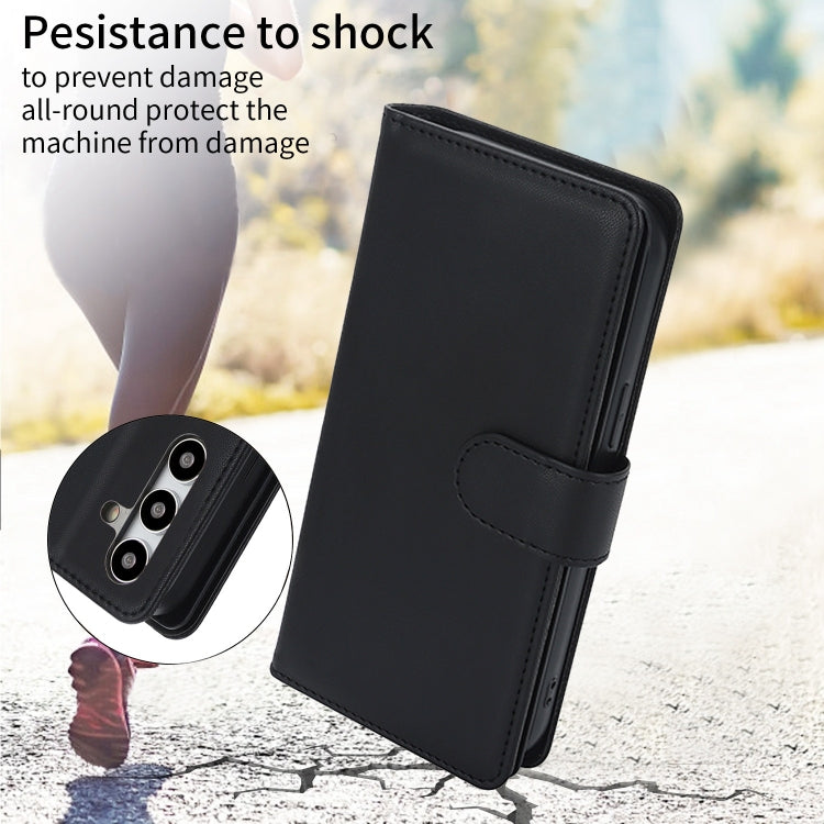 For Samsung Galaxy S24+ / S25+ 5G Multi-Card Wallet RFID Leather Phone Case(Black) by buy2fix