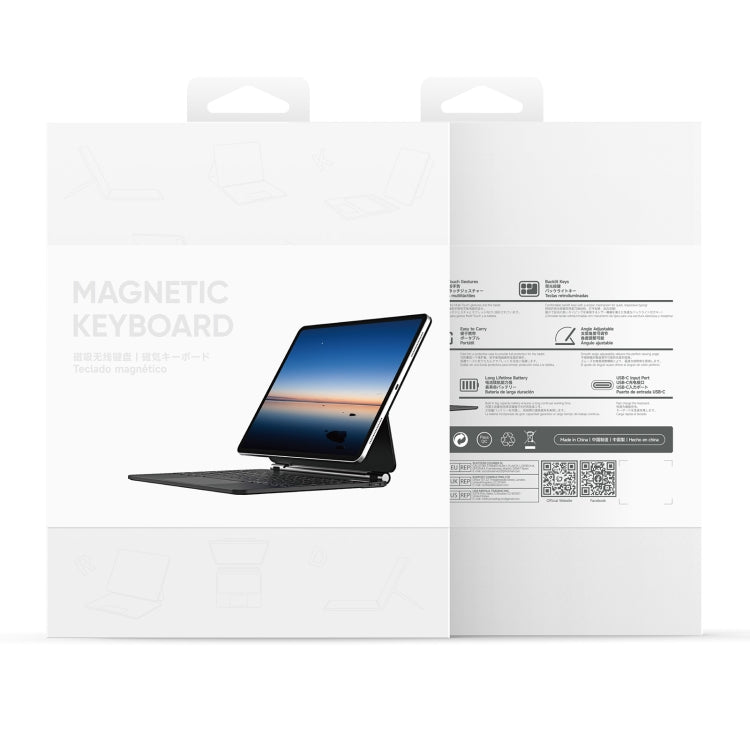 For Samsung Galaxy Tab S10+ / S9+ DUX DUCIS MK Series Floating Magnetic Keyboard Tablet Leather Case by DUX DUCIS