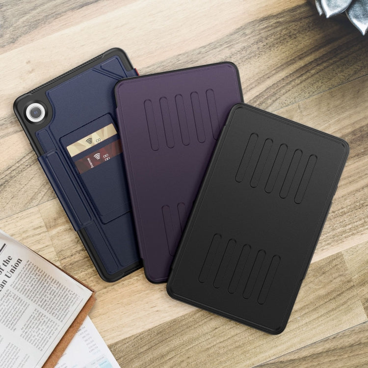 For Samsung Galaxy Tab A9 Notebook Magnetic Leather Tablet Case(Black) - Galaxy Tab A9 by buy2fix | Online Shopping UK | buy2fix