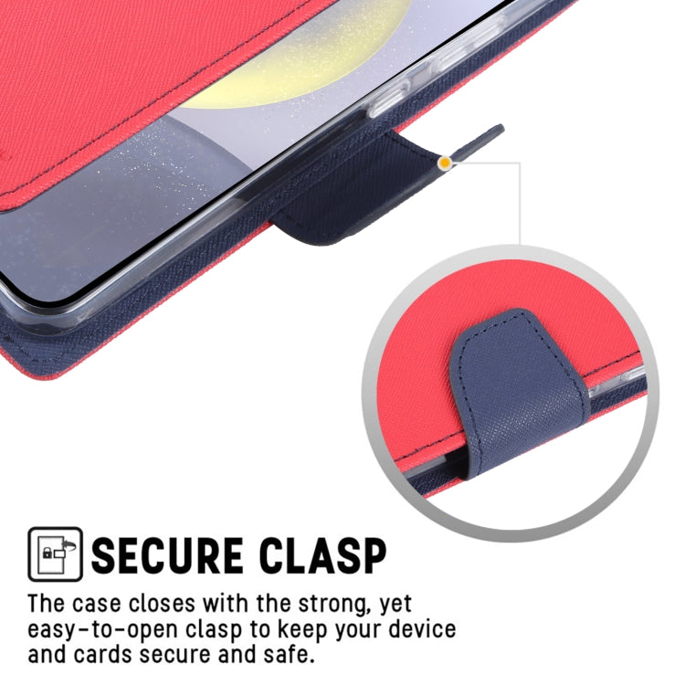 For Samsung Galaxy S24 5G GOOSPERY FANCY DIARY Cross Texture Leather Phone Case(Mint Green) by GOOSPERY