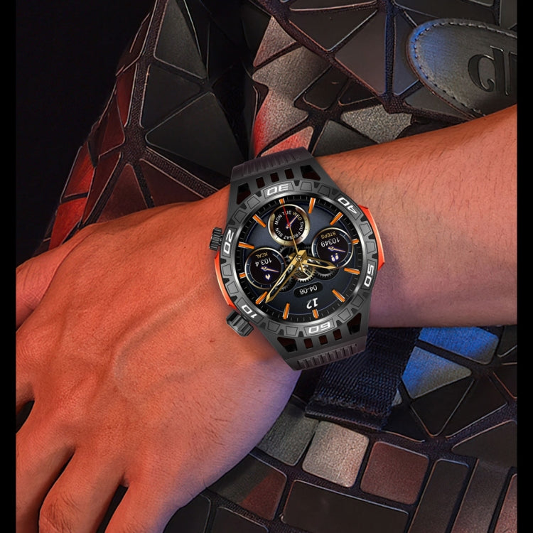 HT22 1.46 inch Smart Sport Watch, Support Bluetooth Call / Sleep / Heart Rate / Blood Pressure Health Monitor(Black) by buy2fix