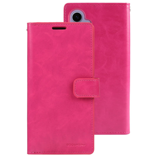 For Samsung Galaxy S24+ 5G GOOSPERY MANSOOR DIARY 9 Card Slots Leather Phone Case(Rose Red) by GOOSPERY