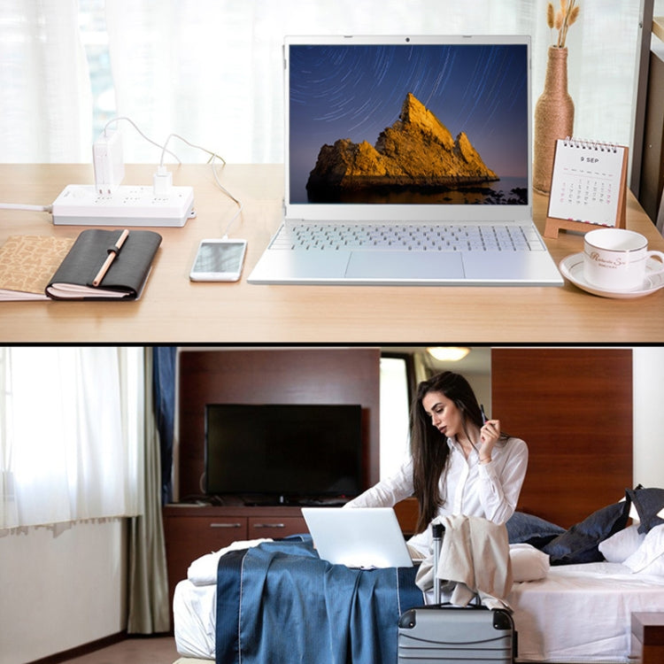 V8 15.6 inch Ultrathin Laptop, 16GB+128GB, Windows 11 Intel Jasper Lake N5095 Quad Core(Rose Gold) by buy2fix