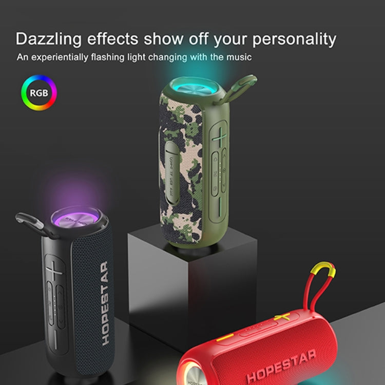 HOPESTAR P26 Outdoor Portable lPX6 Waterproof Dazzling Bluetooth Speaker(Camouflage) by HOPESTAR