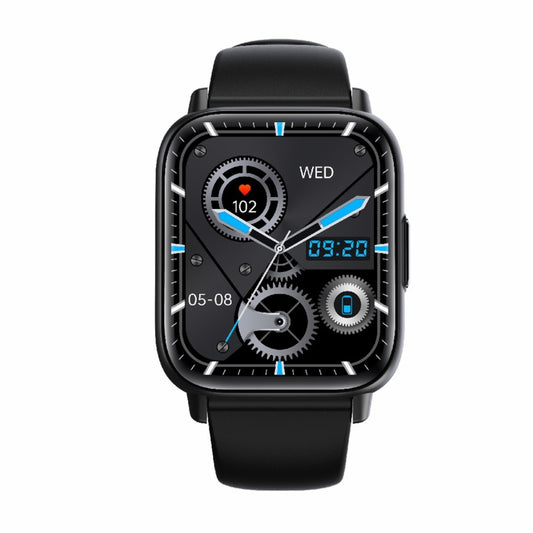 DM60+ 1.83 inch BT5.2 Smart Sport Watch, Support Bluetooth Call / Sleep / Blood Sugar / Blood Oxygen / Temperature / Heart Rate / Blood Pressure Health Monitor(Black) by buy2fix