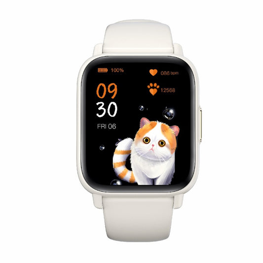 DM60+ 1.83 inch BT5.2 Smart Sport Watch, Support Bluetooth Call / Sleep / Blood Sugar / Blood Oxygen / Temperature / Heart Rate / Blood Pressure Health Monitor(White) by buy2fix