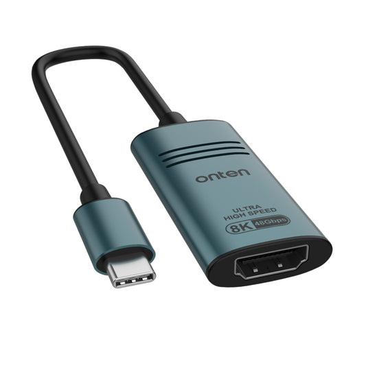 Onten UC981 8K 30Hz USB-C / Type-C to HDMI Video Converter Adapter(Pine Green) by Onten