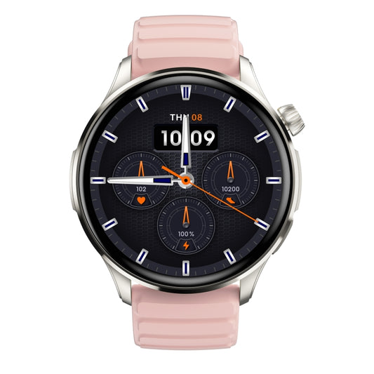 J45 1.43 inch BT5.1 Smart Sport Watch, Support Sleep / Heart Rate / Blood Oxygen / Blood Pressure Health Monitor(Pink) by buy2fix