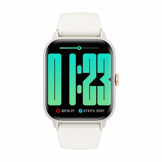 QS13 1.83 inch BT5.2 Smart Sport Watch, Support Bluetooth Call / Sleep / Blood Sugar / Blood Oxygen / Heart Rate / Blood Pressure Health Monitor(White) by buy2fix