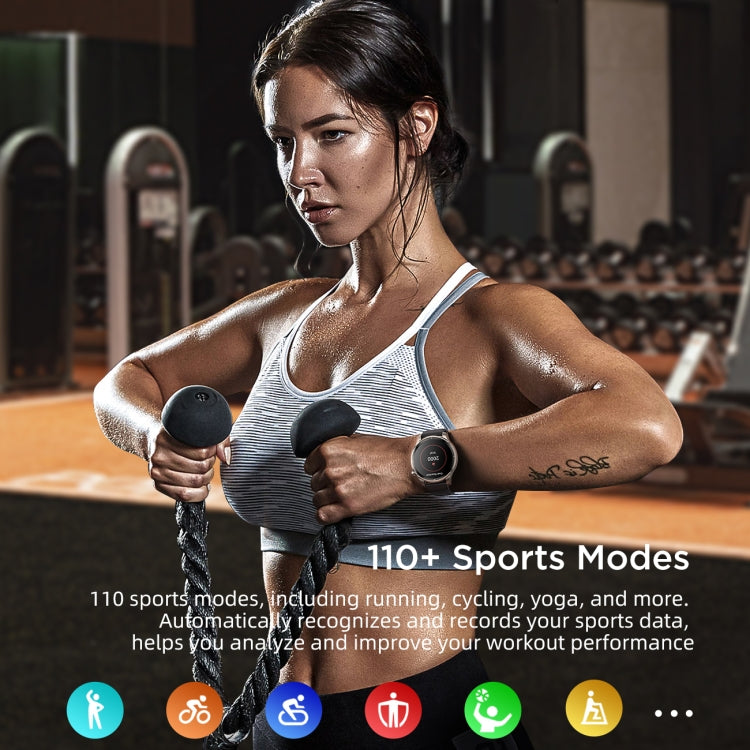 JOYROOM JR-FV1 Venture Series 1.43 inch Bluetooth Call Smart Watch Supports Sleep Monitoring/Blood Oxygen Detection(Dark Grey) by JOYROOM