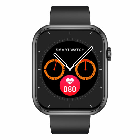 QX7 Pro 2.0 inch BT5.2 Smart Sport Watch, Support Bluetooth Call / Sleep / Blood Sugar / Blood Oxygen / Temperature / Heart Rate / Blood Pressure Health Monitor(Black) by buy2fix