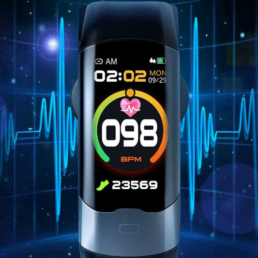 SPOVAN H02 Pro 1.14 inch TFT HD Screen Smart Bracelet Supports Heart Rate Monitoring/Blood Glucose Monitoring(Red) by SPOVAN