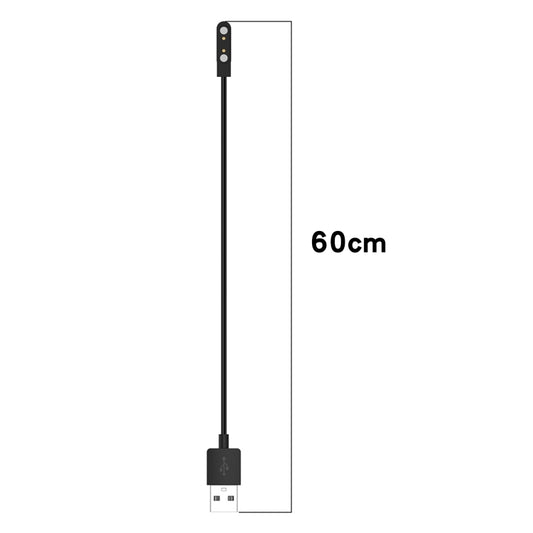 For Xiaomi HayLou Solar Plus LS16 Smart Watch Magnetic Charging Cable, Length: 60cm(Black) by buy2fix