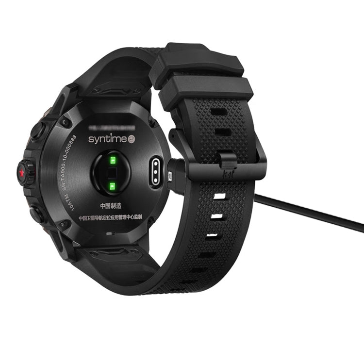 For Beidou Watch Syntime3 TA2000 Integrated Charging Cable with Data Transmission, Length: 1m(Black) by buy2fix