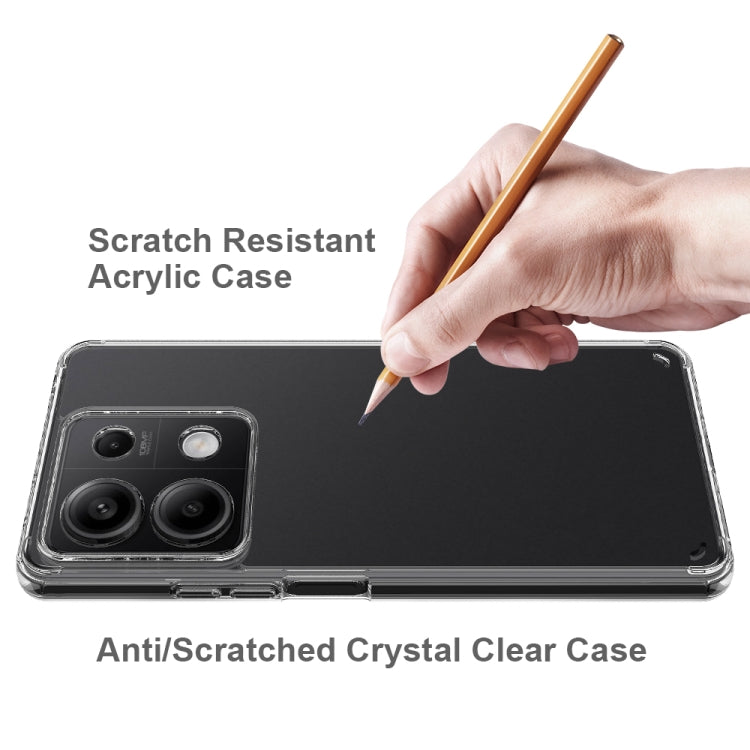 For Xiaomi Redmi Note 13 Pro 5G / Poco X6 Scratchproof Acrylic TPU Phone Case(Transparent) by buy2fix