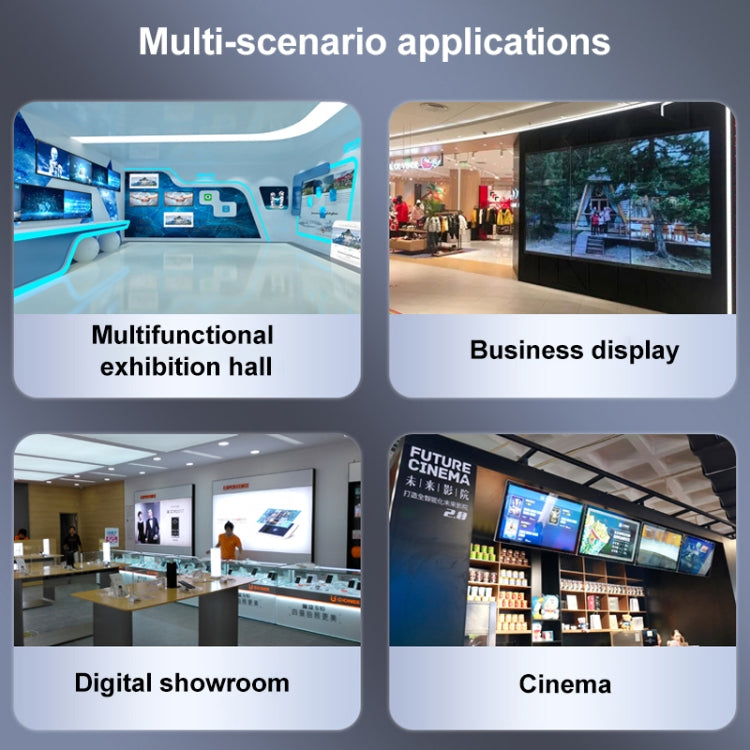 XP02 4K 2x2 HDMI Video Wall Controller Multi-screen Splicing Processor, Style:Ordinary(EU Plug) by buy2fix