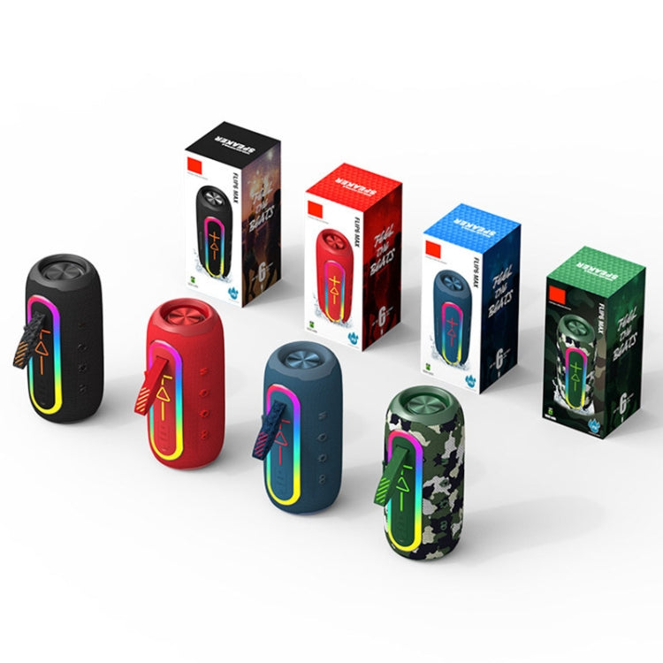 Flip6 Max Portable Wireless Bluetooth Speaker Outdoor Subwoofer(Red) by buy2fix