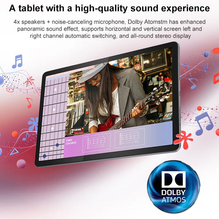 Lenovo K10 WiFi Tablet TB330FU, 8GB+128GB, 10.95 inch Android 13, MediaTek Helio G88 Octa Core, Support Face Identification(Grey) by Lenovo