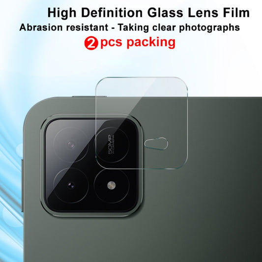 For Xiaomi Pad 6S Pro 12.4 2 PCS/Set IMAK HD Glass Rear Camera Lens Film by imak