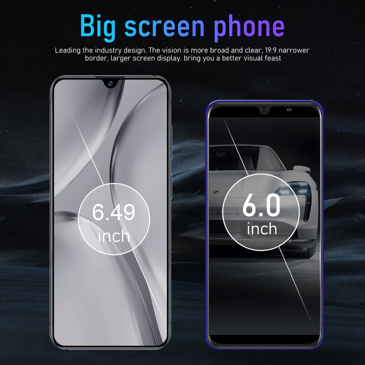 Note40 / X16, 2GB+16GB, 6.49 inch Face Identification Android 8.1 MTK6580A Quad Core, Network: 3G, Dual SIM(Blue) - by buy2fix | Online Shopping UK | buy2fix