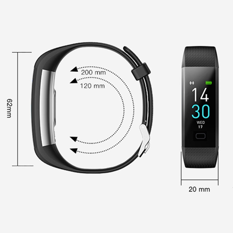 S5-4 Smart Bracelet IP68 Waterproof Heart Rate Sport Fitness Tracker Smart Watch(White) by buy2fix
