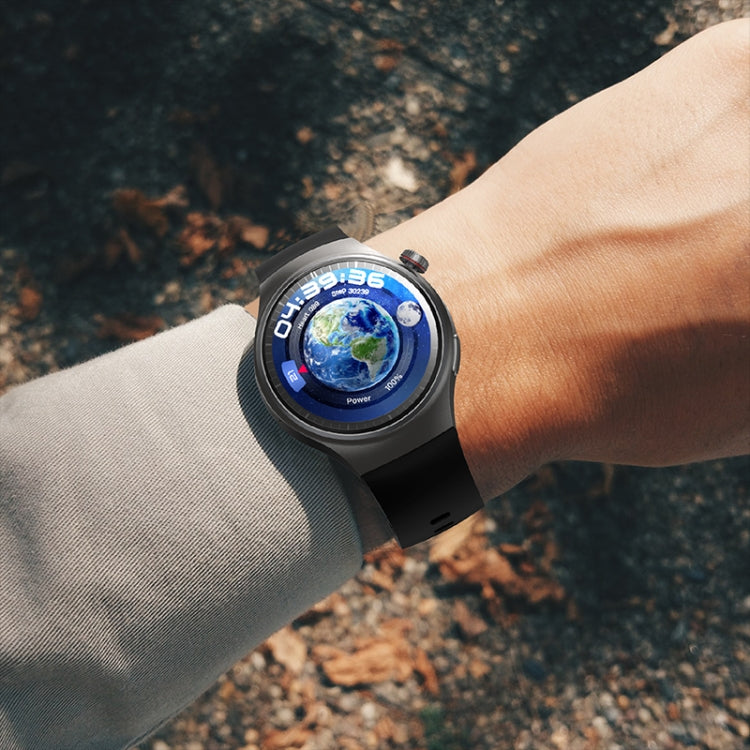 LEMFO DM80 1.43 inch AMOLED Round Screen Smart Watch Android 8.1, Specification:2GB+16GB(Black) by LEMFO