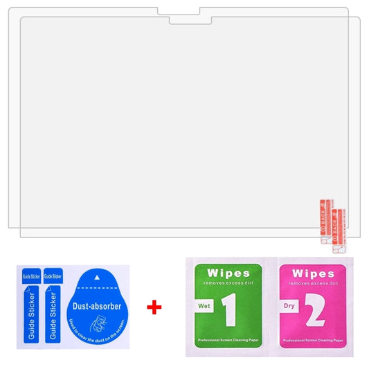 For Macbook Air 15.3 2023/2024/2025 2pcs 0.26mm 9H Surface Hardness Explosion-proof Tempered Glass Film by buy2fix