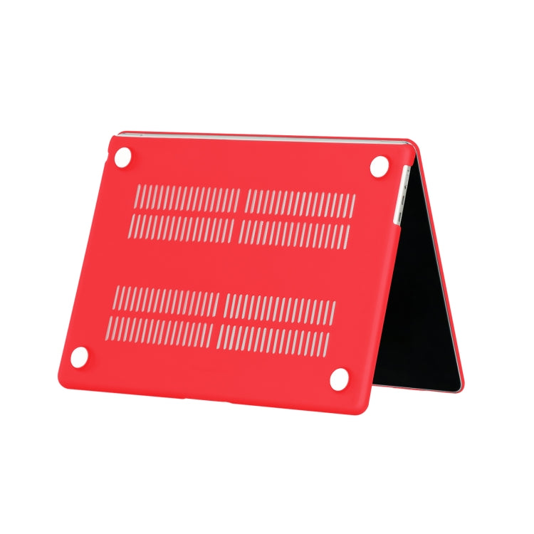 For MacBook Air 15.3 2025 / 2024 / 2023 Laptop Matte Style Protective Case(Red) by buy2fix